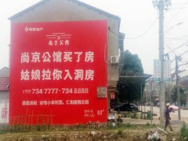 巍山墙体广告在乡镇、农村市场的媒体优势