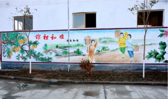 巍山乡镇文化墙 乡风文明焕发新活力