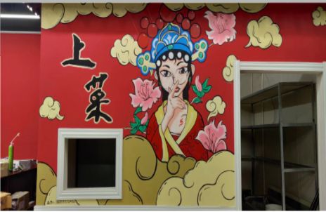 巍山墙体彩绘的发展和应用