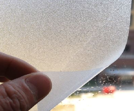 巍山玻璃门外面粘广告用什么材料好？